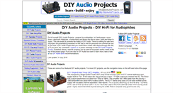 Desktop Screenshot of diyaudioprojects.com